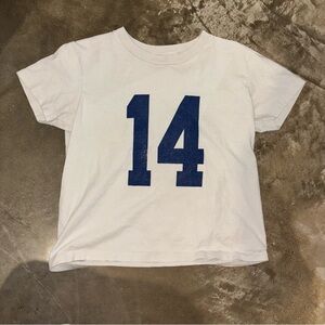Brandy Melville “14” Cropped T-Shirt